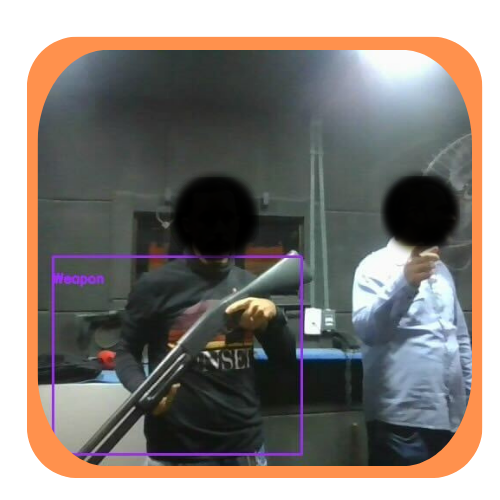 Detecção de arma — exemplo 3