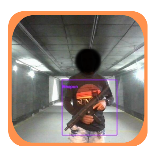 Detecção de arma — exemplo 5